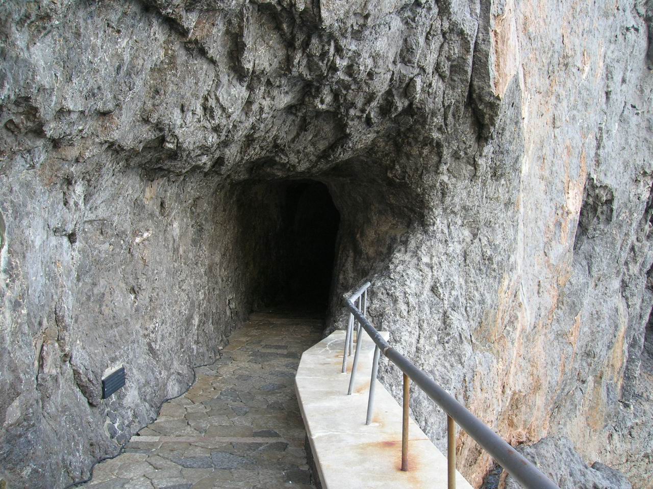 from this tunnel